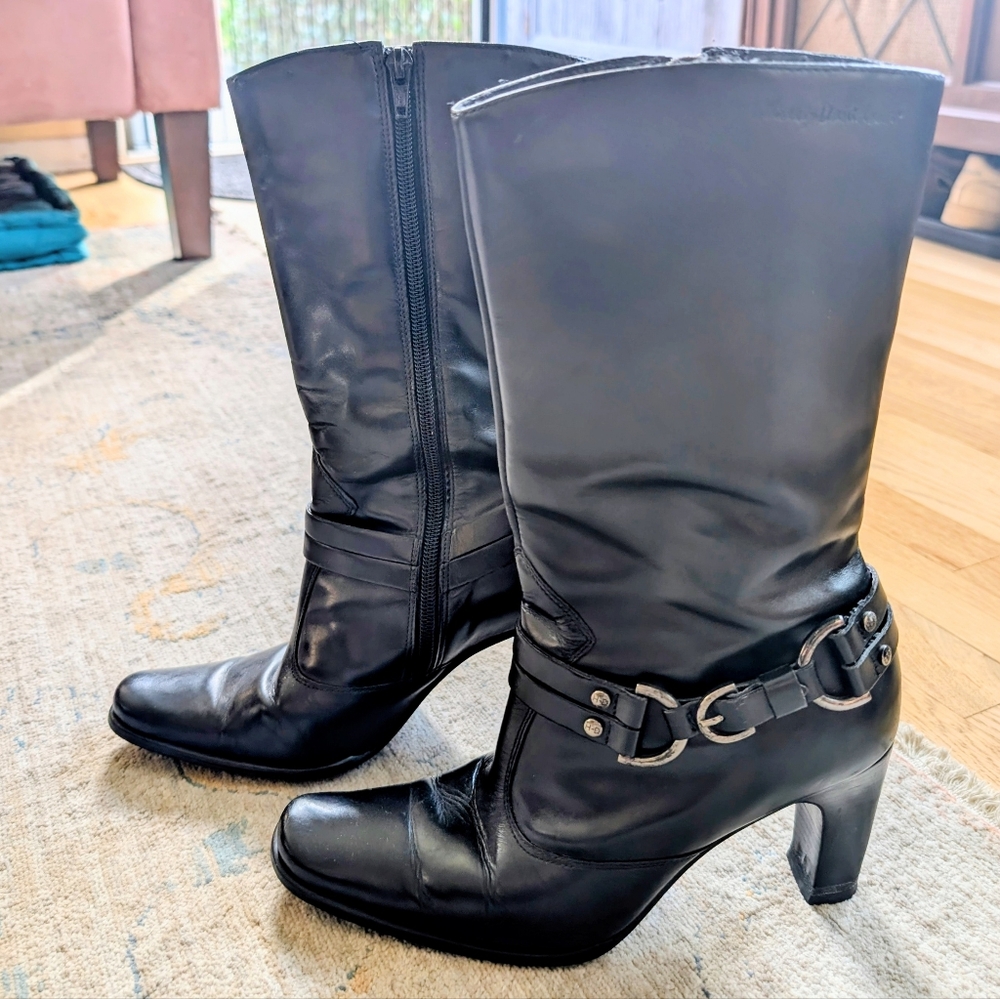 Classic Harley Davidson Motorcycle Boots 7.5